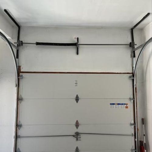 Fixed  my springs and rollers for my garage  door