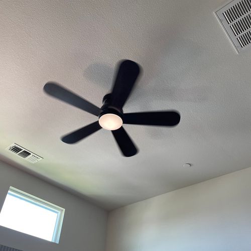 Jacob did a great job. He installed the fan on my 