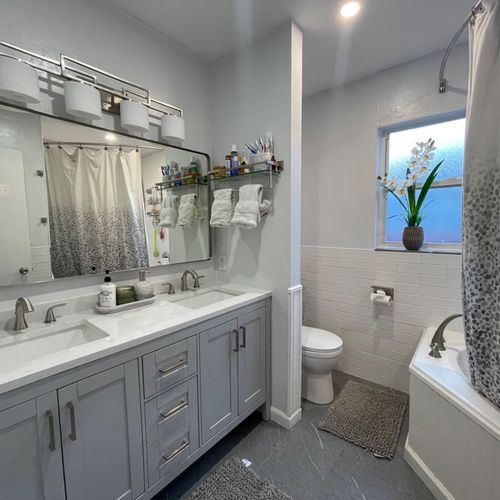 Incredible bathroom design and remodel