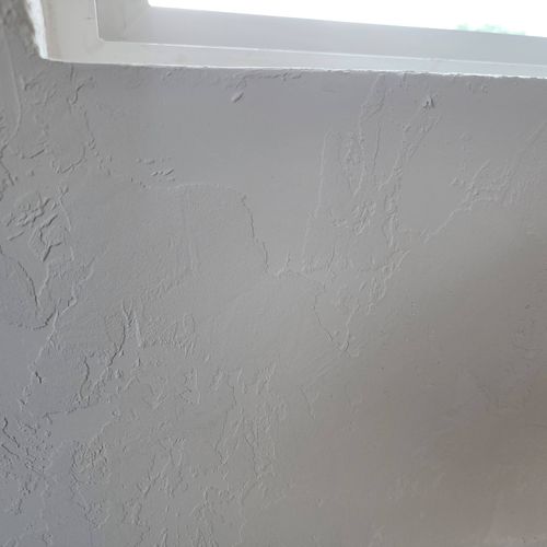 matching existing plaster wall