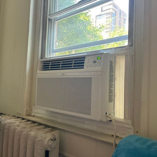 Lenny was awesome! He installed two window A/C uni