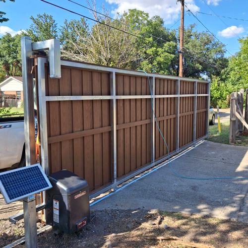 26'x8' Automatic Solar Gate