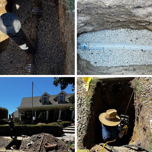 Trenchless Sewer Line, Saved Customer from digging