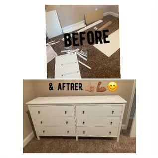 Aruno put together a very complex IKEA dresser and