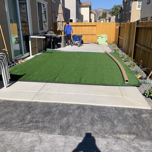 Artificial Turf Installation