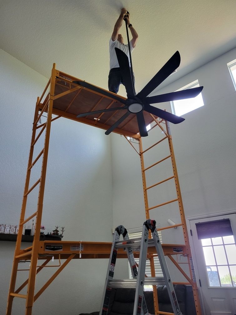 20 foot ceiling fan replacement