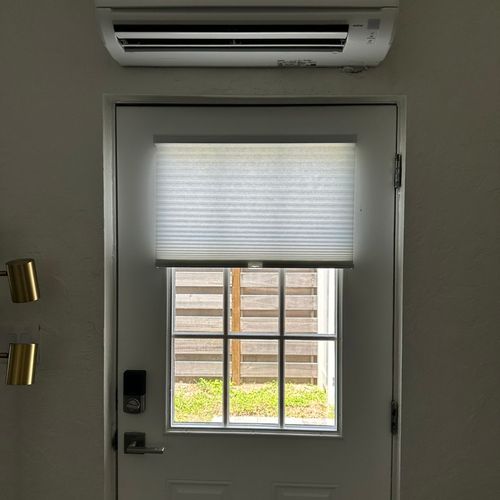 Privacy Blinds Installation 