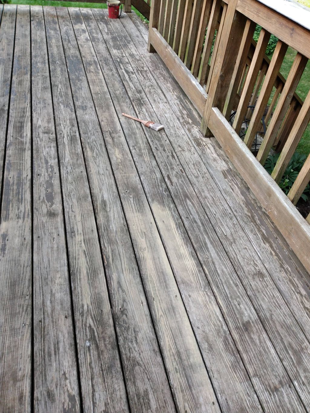 before picture of the deck 