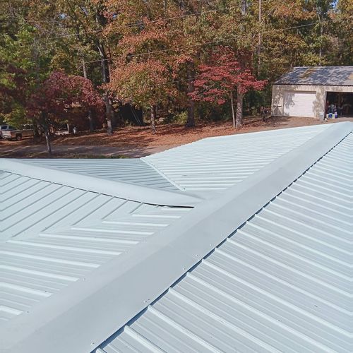 Metal roof repaint #1