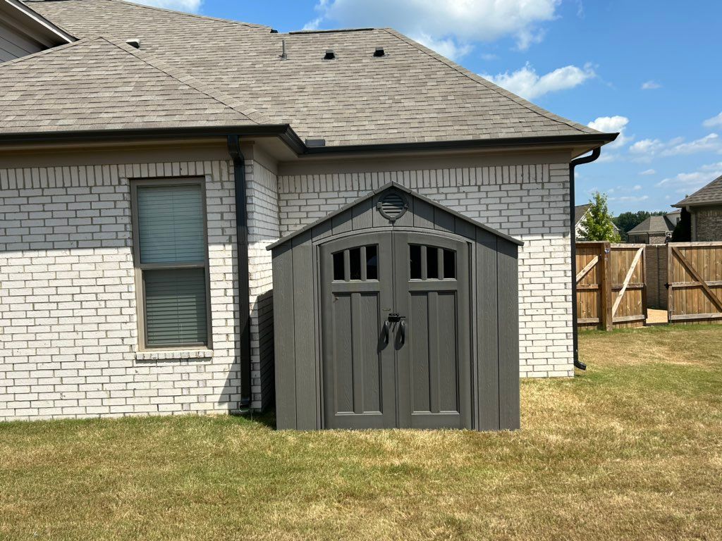 Steel reinforced shed by Lifetime 