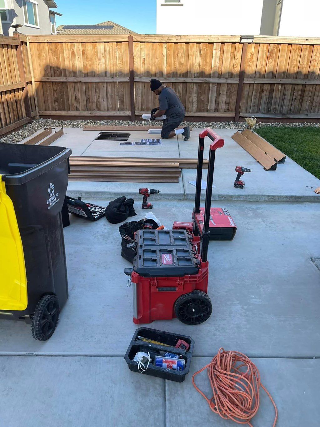 Patio build 
