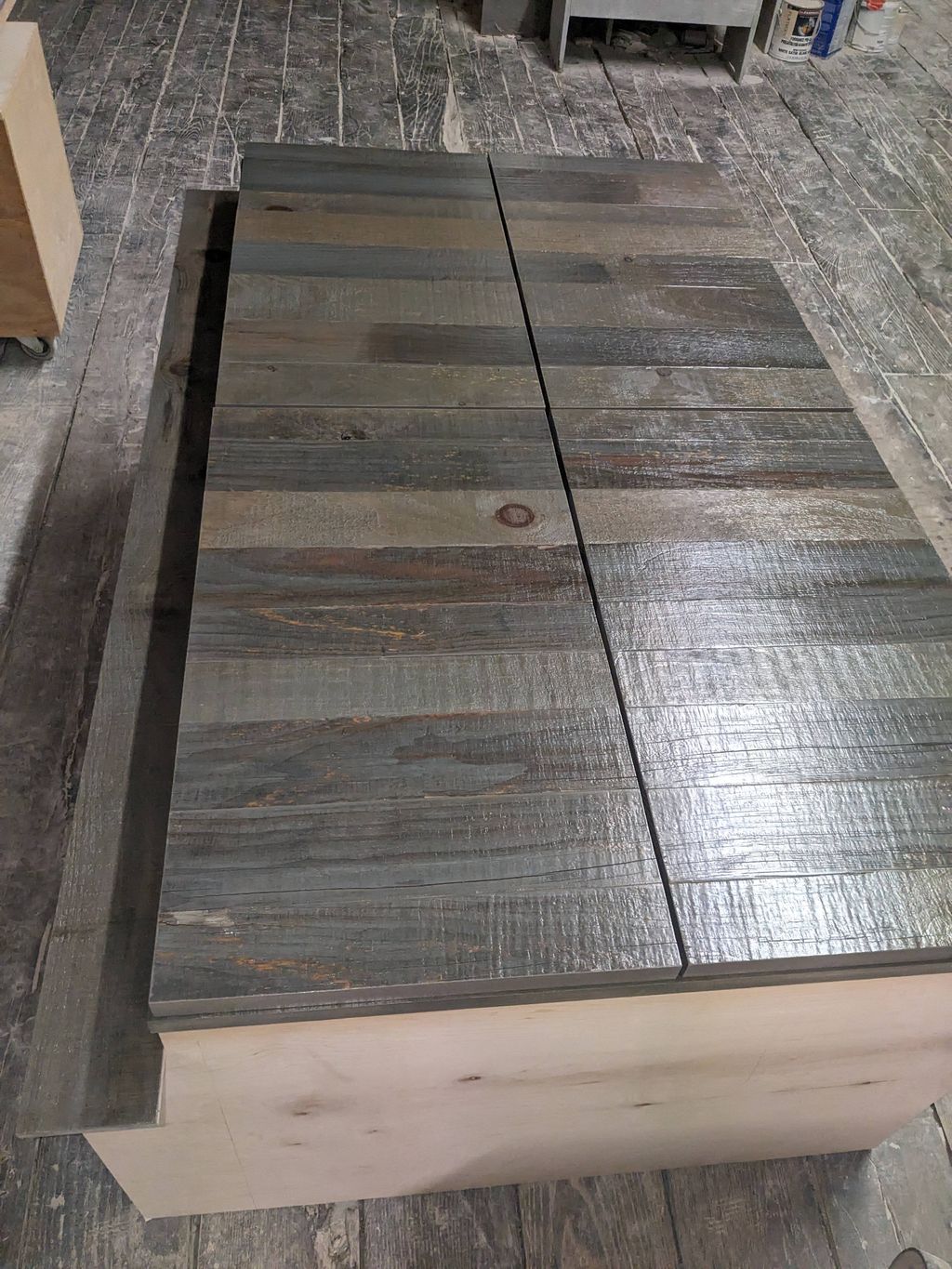 reclaimed wood vanity