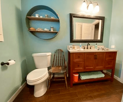 Old farmhouse bathroom