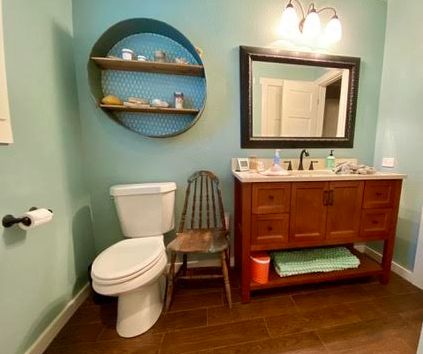 Old farmhouse bathroom