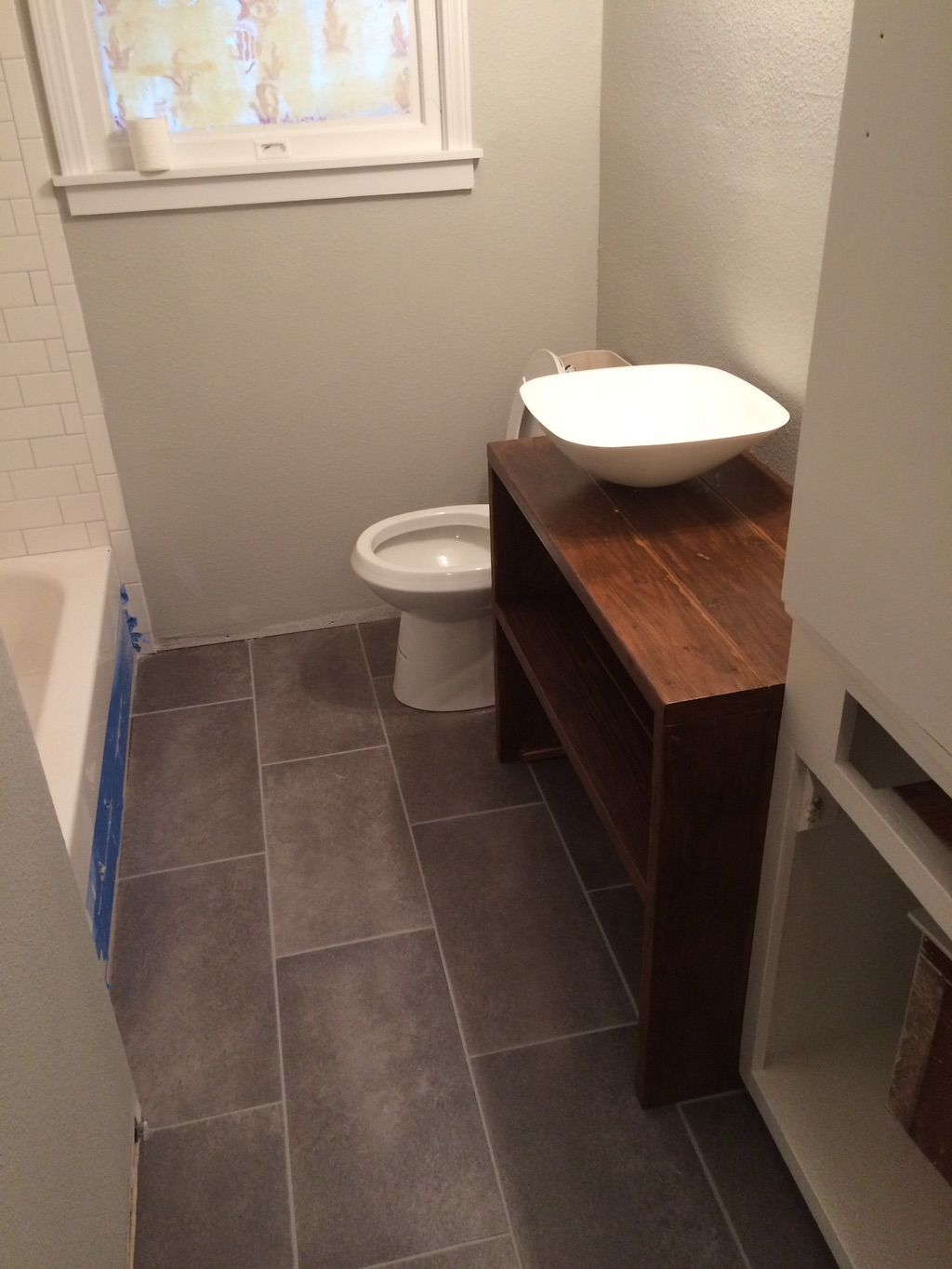 Custom bath remodel with custom vanity 