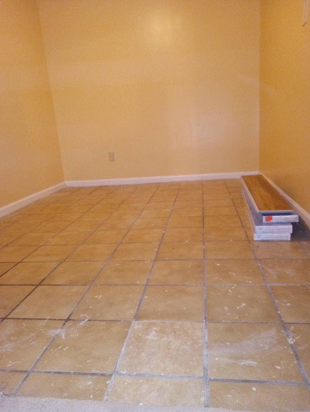from tile flooring  , to vinyl flooring 