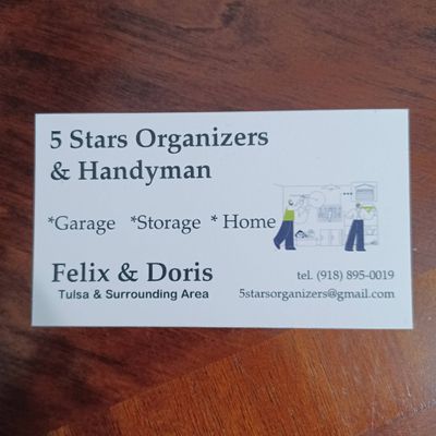 Avatar for 5 Stars Organizers and Handyman