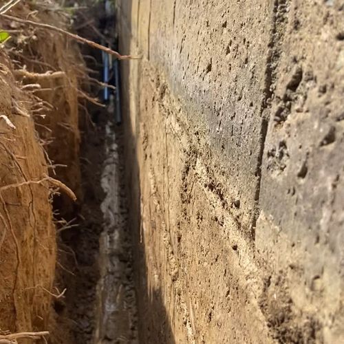 Fixing a French drain 