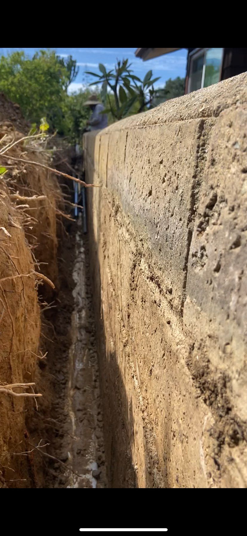 Fixing a French drain 