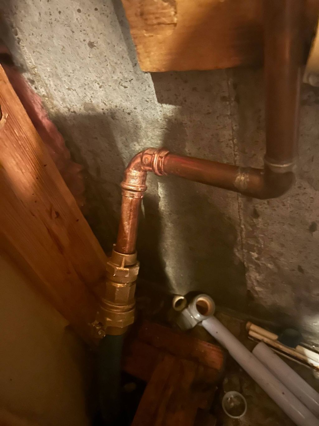 Daniel fixed a main water pipe leak. He was profes