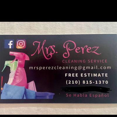 Avatar for Mrs. Perez Cleaning Services