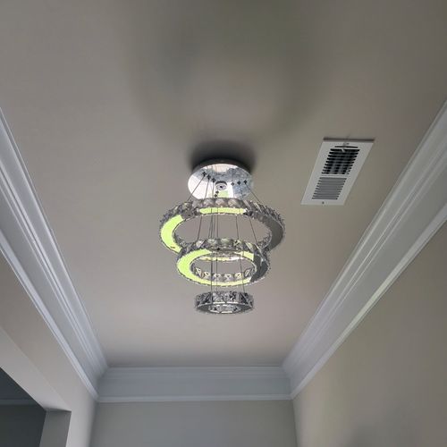 Light fixture installation 