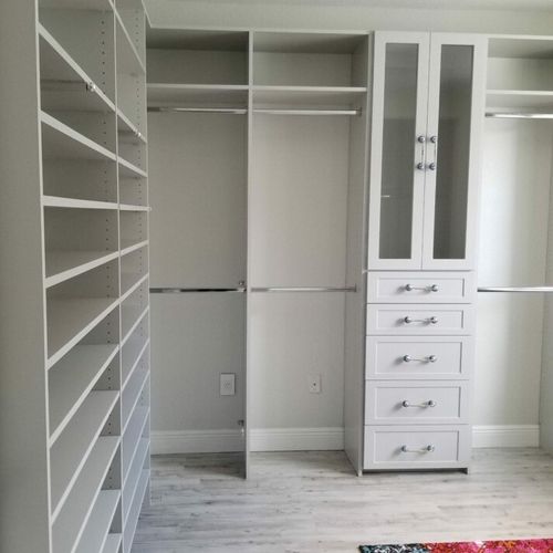 Closet and Shelving System Installation