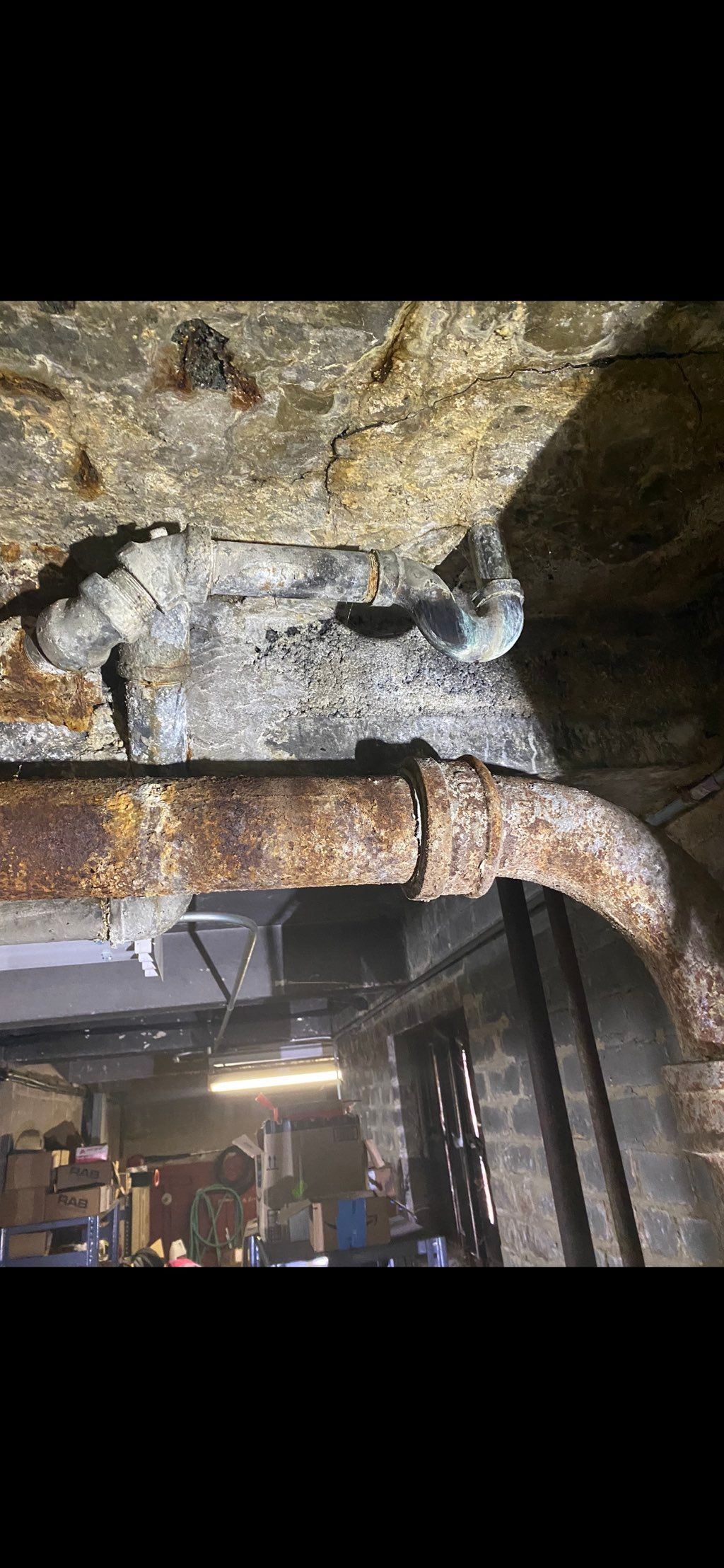Old tub drain 