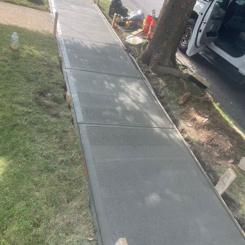 Mario did an amazing job fixed my broken sidewalk.