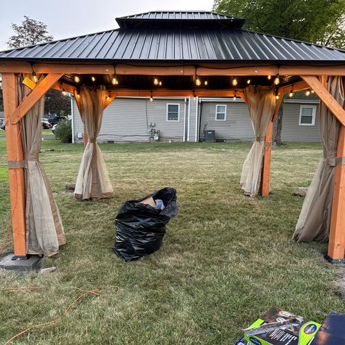 Gazebo Installation and Construction