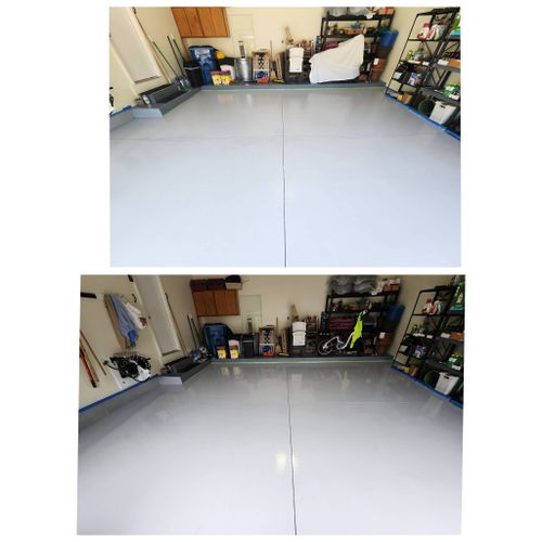 epoxy shield floor coating finished with anti skid