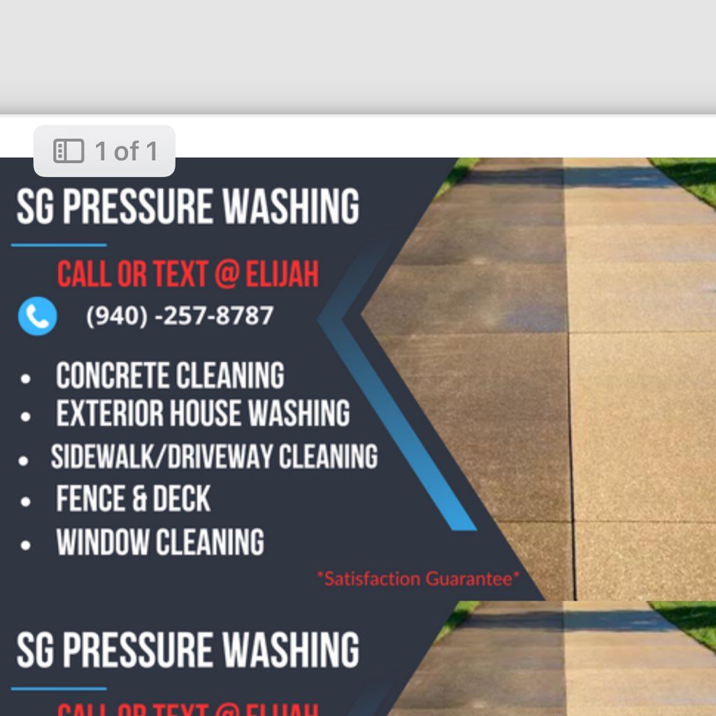 SG Pressure Washing Services