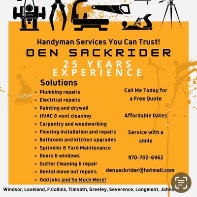 Avatar for Den Sackrider handyman services