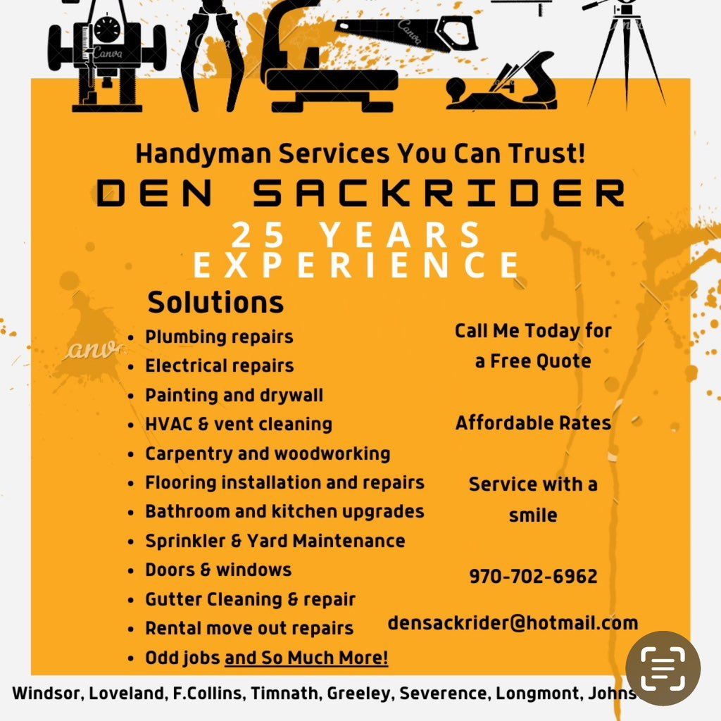 Den Sackrider handyman services