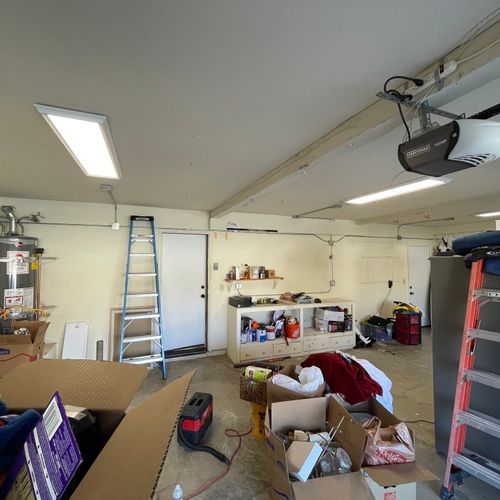 Surface mount garage lights 