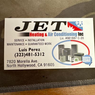 Avatar for Jet Heating and Air Inc.