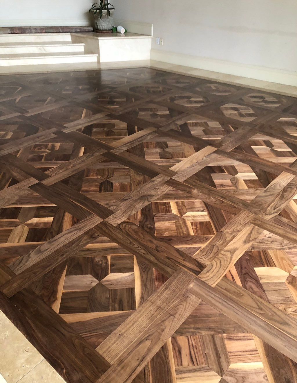 Floor installation and refinishing project in Mali