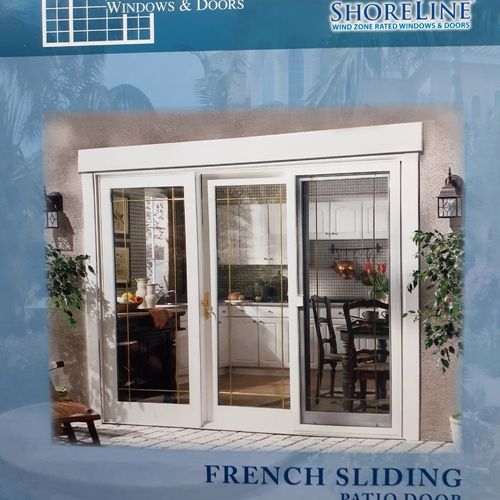 Sliding glass door multifaceted locking system