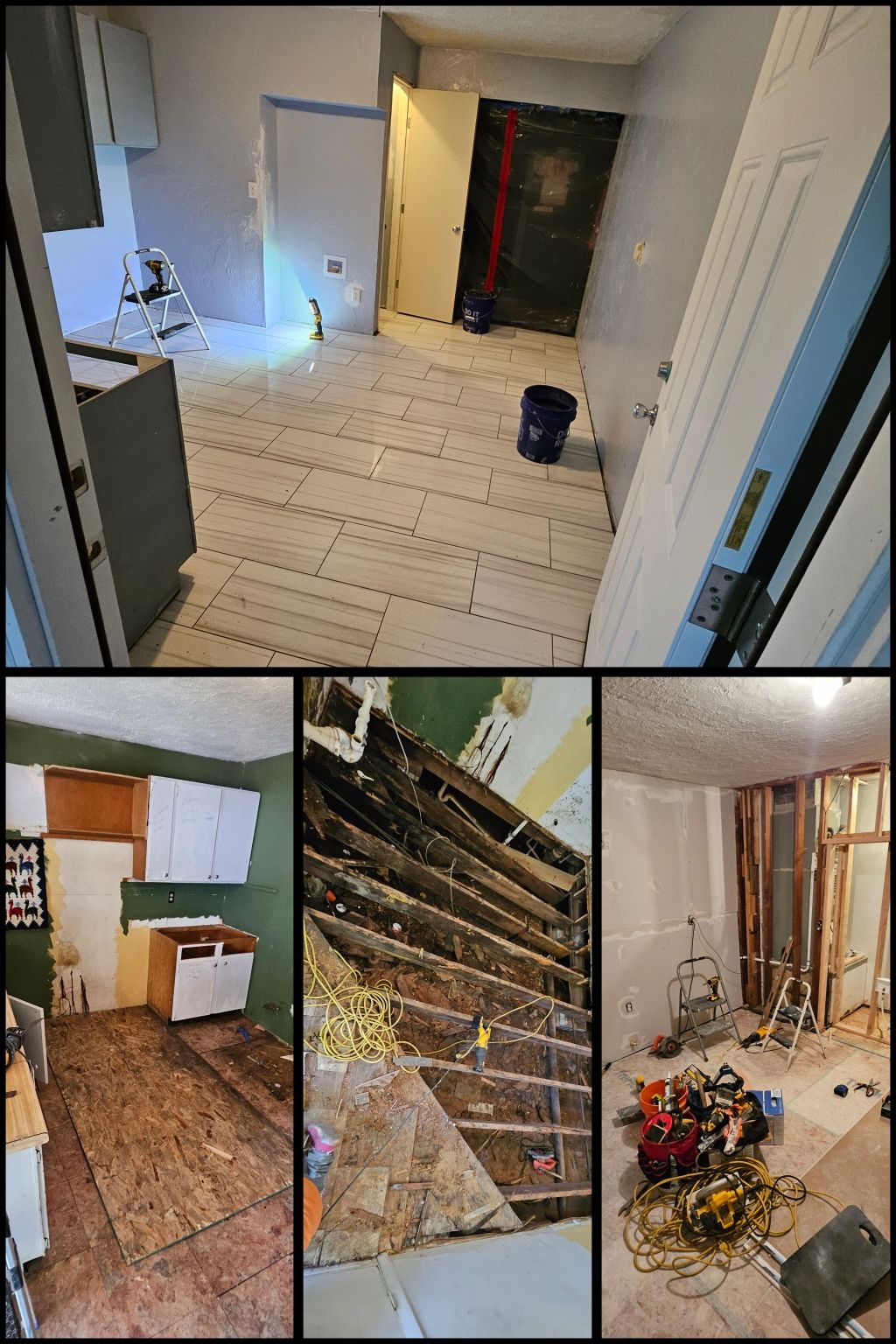Kitchen subfloor replacement 