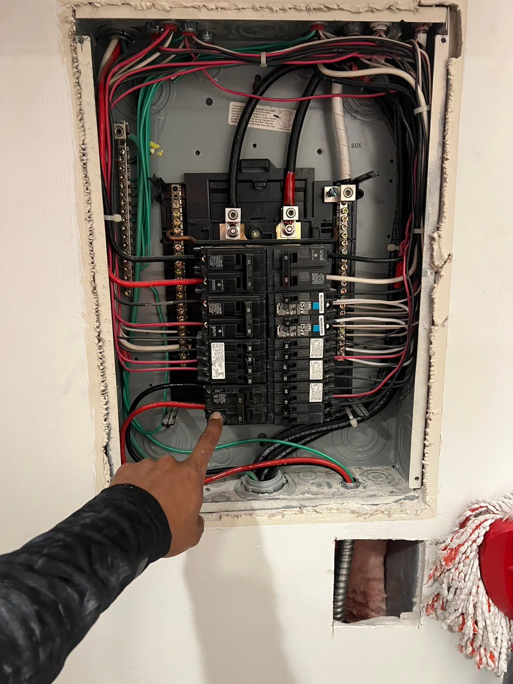 Panel re-wiring