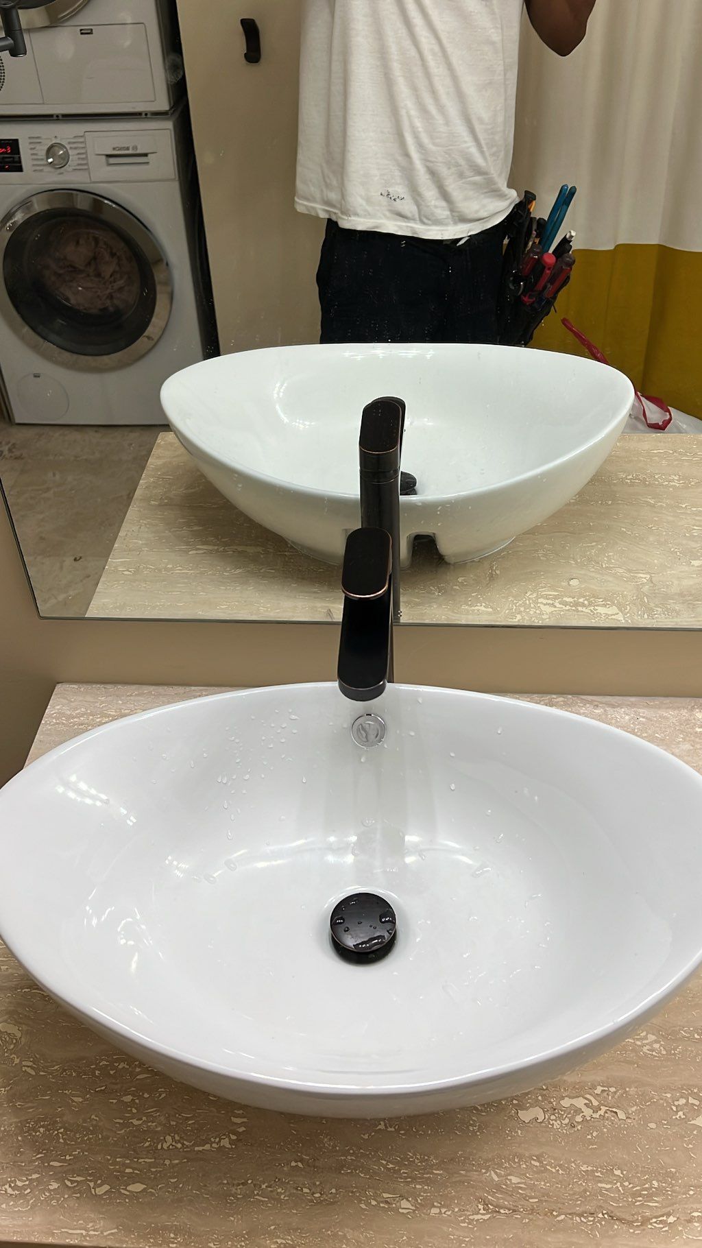 Faucet and sink install 