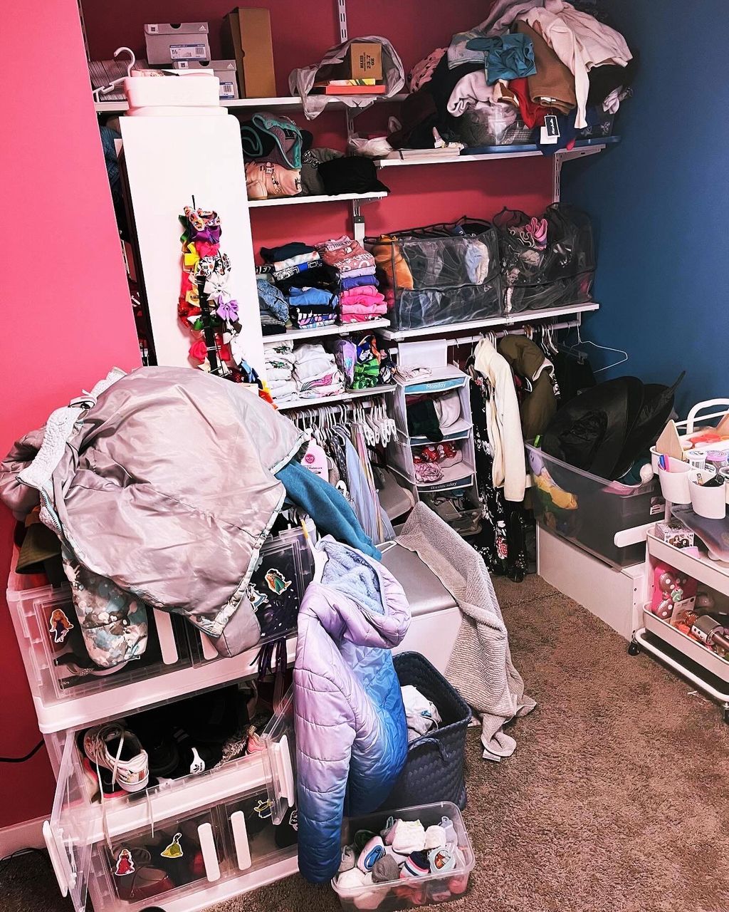 Kids Closet Before - Elkdridge