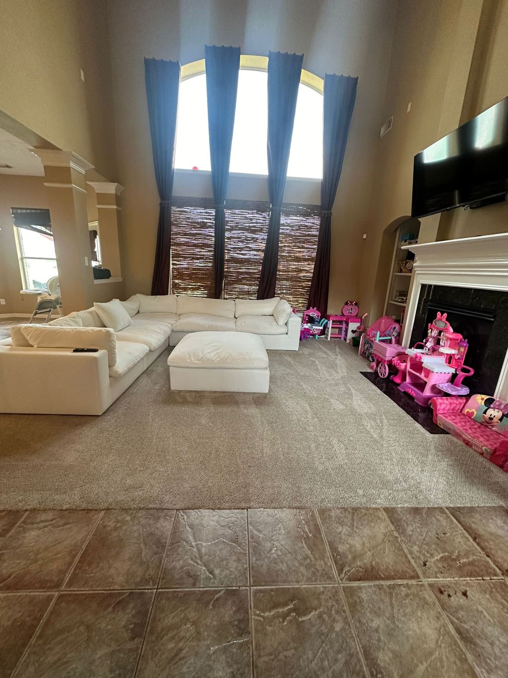 Cozy clean couch