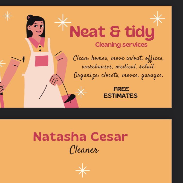 Neat & Tidy cleaning services