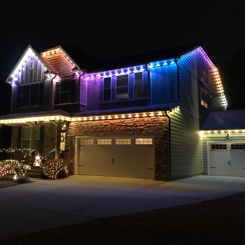 Holiday Lighting Installation and Removal