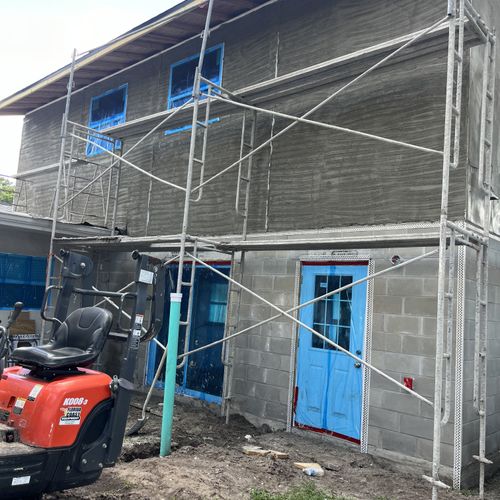 Stucco Application