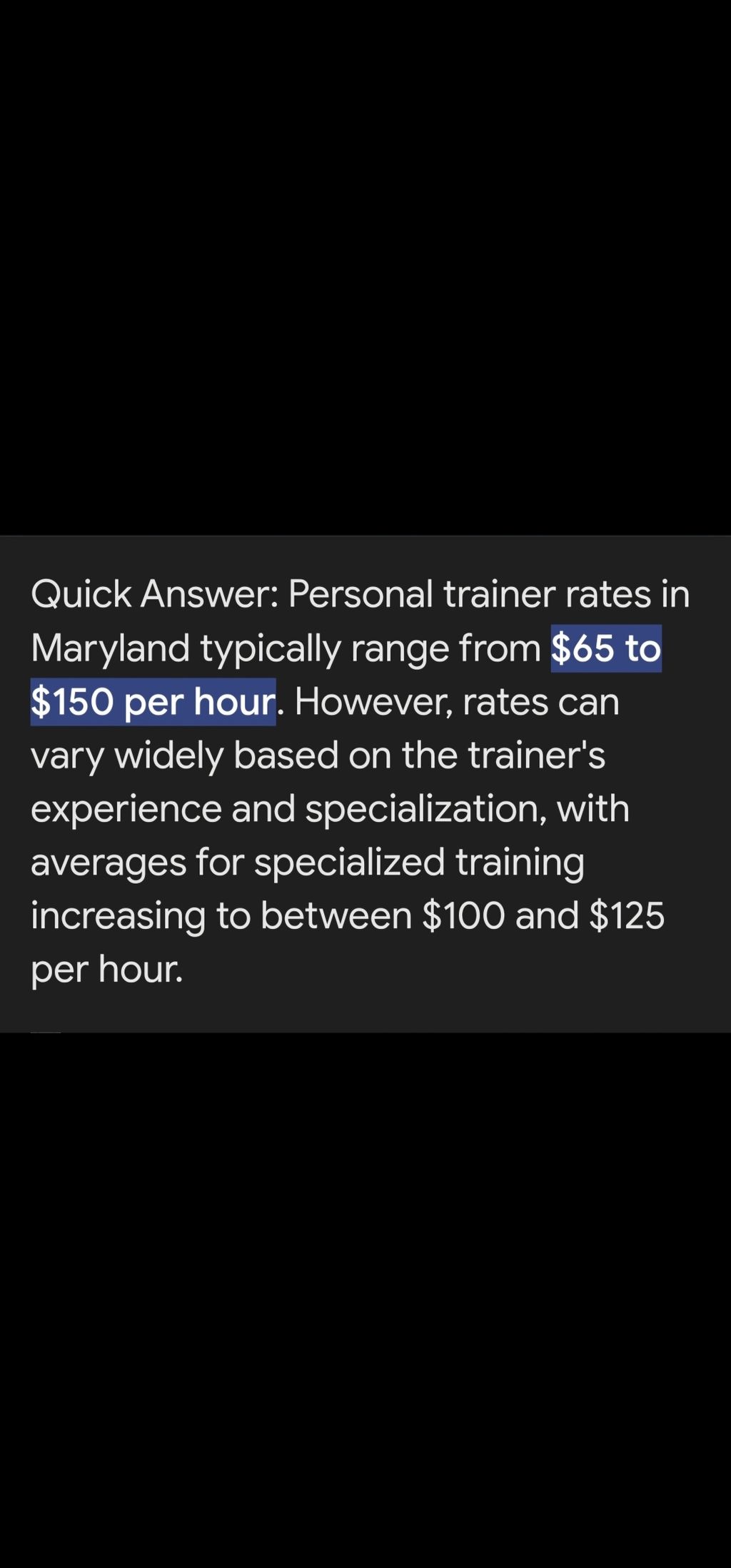 We can discuss pricing but please keep this in min
