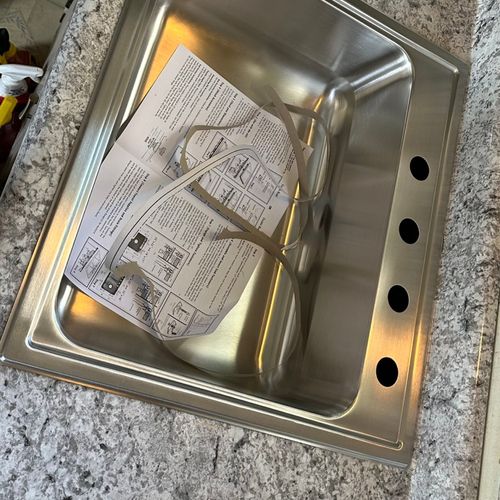 Countertop and sink install 