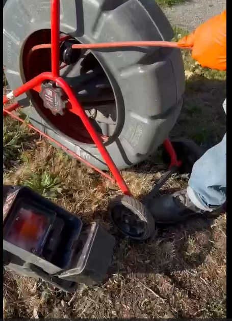 Camera inspection to make sure pesky roots haven't