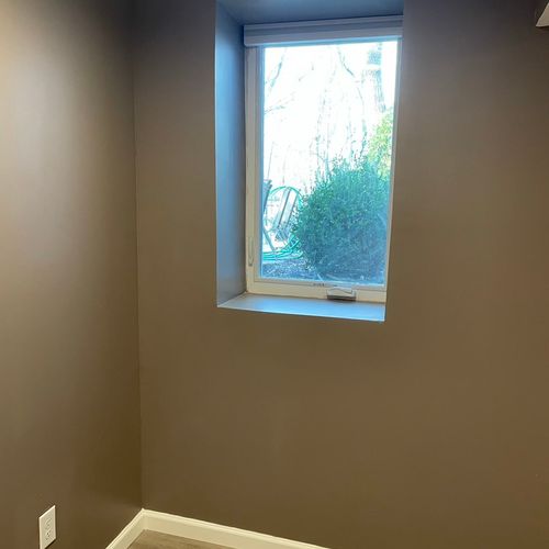 Casement window install for basement finish 